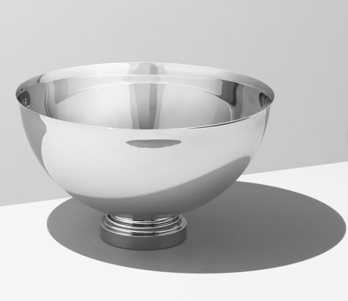 Georg Jensen Champagne Bowl featured in Ian Barker Gardens, Garden Notebook Edition 30.