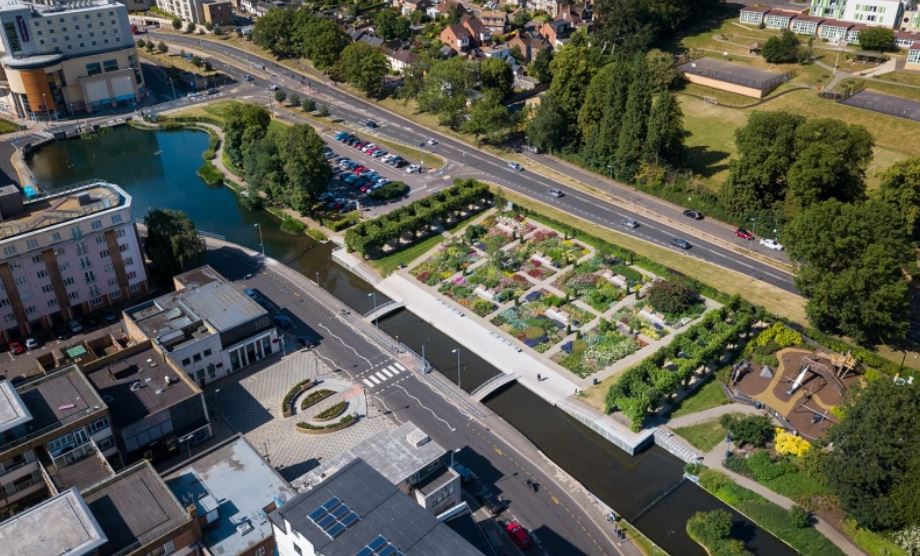 The Jellicoe Water Gardens Park, Hemel Hempstead, UK - Ian Barker Gardens